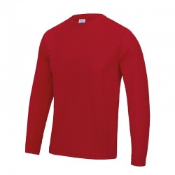 Plain T Long sleeve polyester performance Just Cool 140gsm